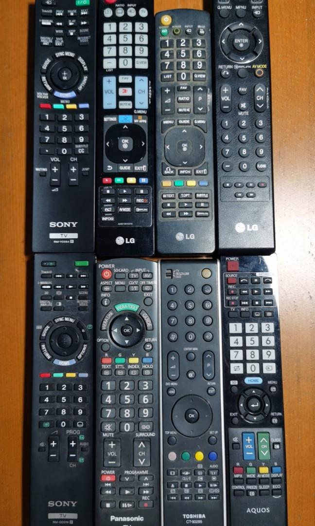Remote control (Category: Home Improvement Tools & Accessories) located in Singapore. Submitted by savemoneyhere (Listing ID 1184944709, Image 2). Description: Starhub setup box RC(sold) LG BD player RC all brands of TV RCs all other RCs such as Aircon etc each at $8.