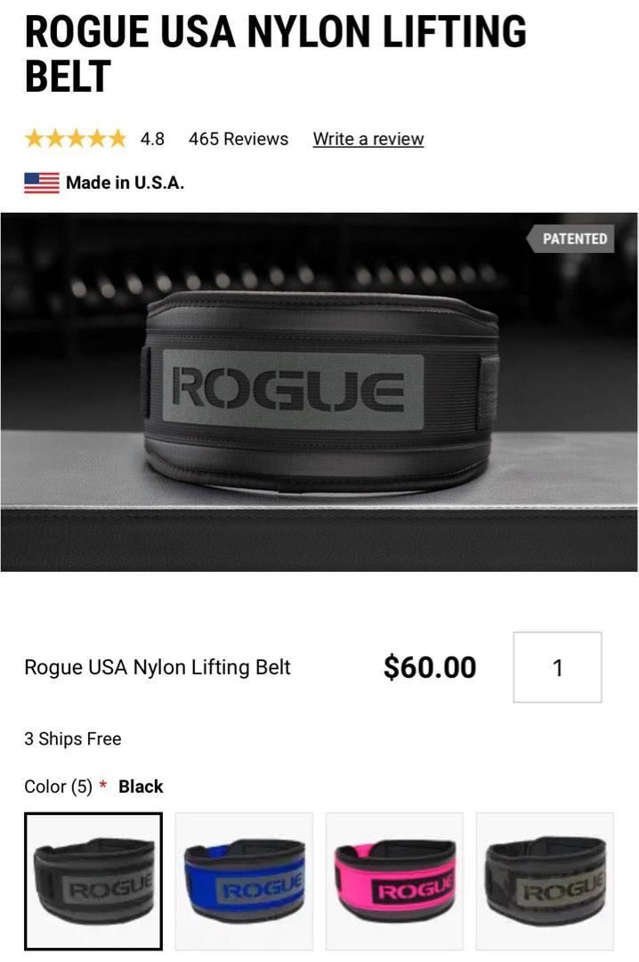 ROGUE Lifting Belt. Size Medium., Sports Equipment, Exercise & Fitness