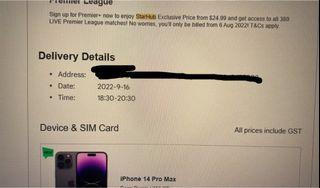 Selling iPhone 14 pro max 256gb deep purple