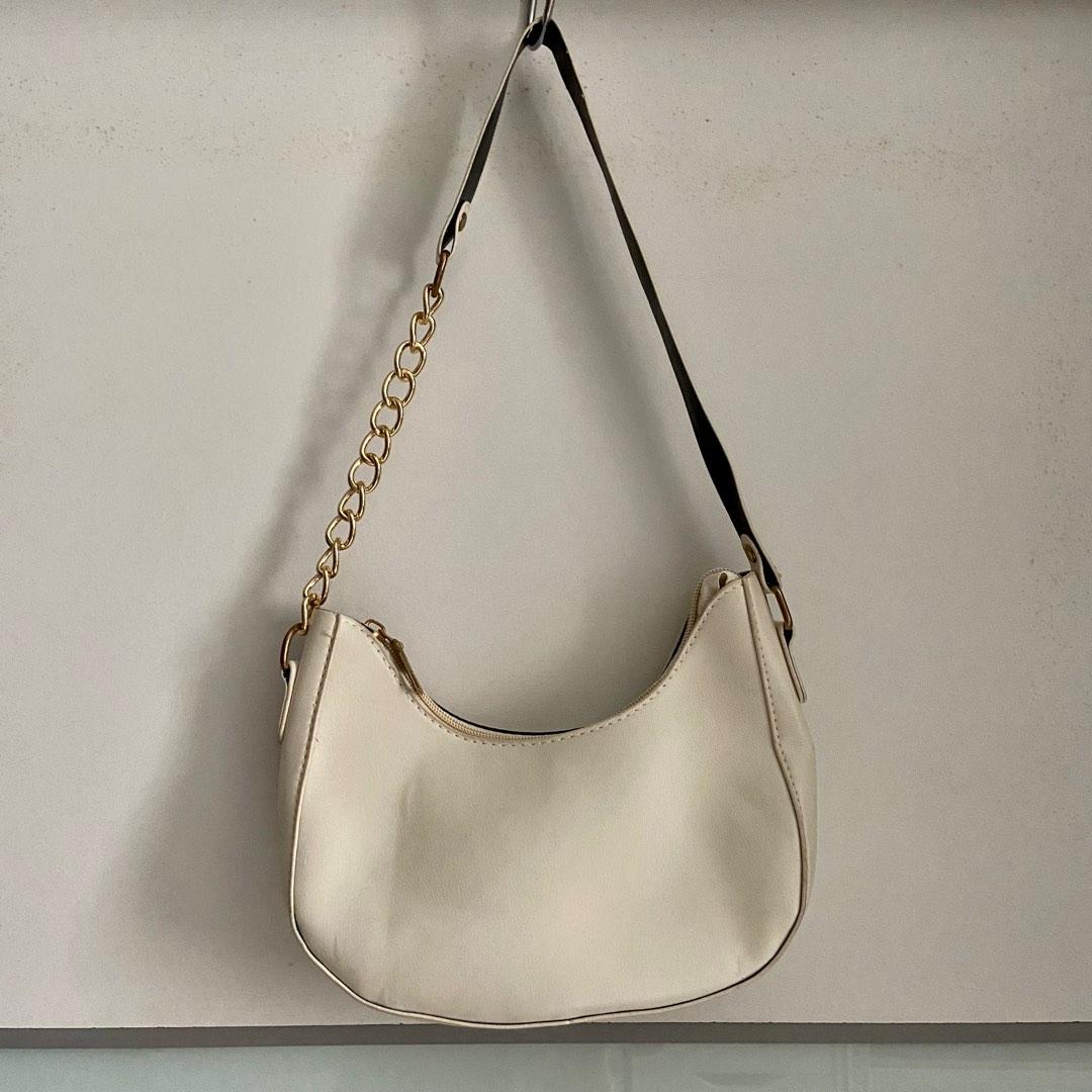 Shopee sling bag white chain mini purse Women s Fashion Bags