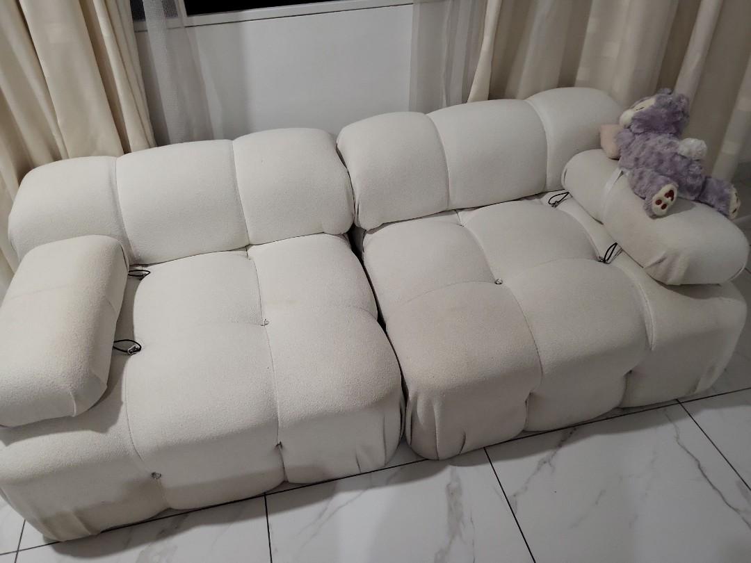 Sofa 2 seat negotiate), Furniture & Home Living, Furniture