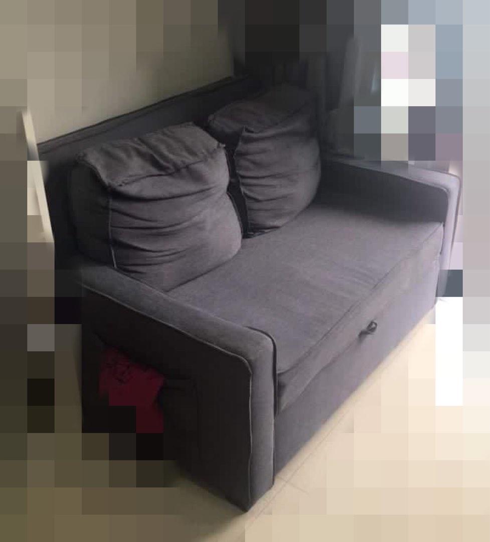 Sofa bed to give away, Furniture & Home Living, Furniture, Sofas on Carousell