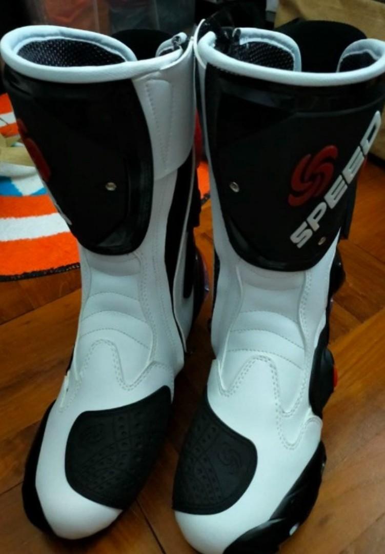 Speed motorcycle boots on sale