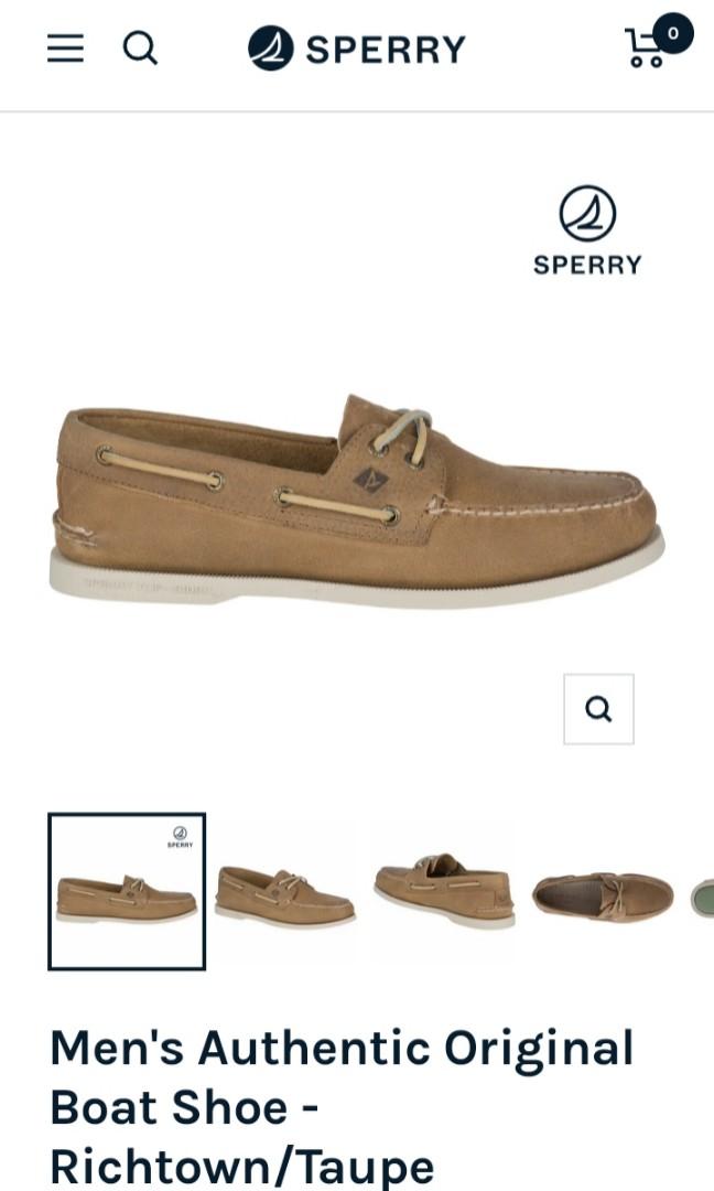 Sperry men's authentic clearance original richtown boat shoe