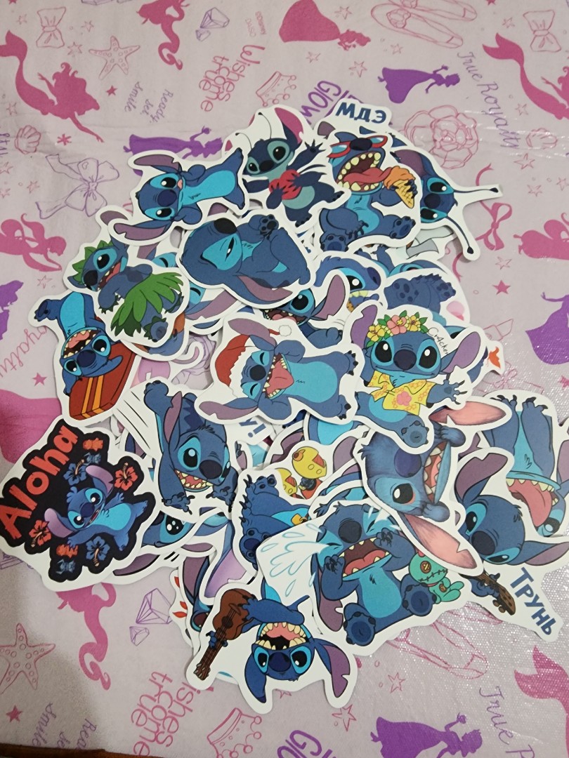 100 Pcs Stitch Stickers,lilo And Stitch Stickers For Water Bottles