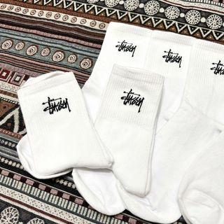 Stussy  刺繡 中筒襪
