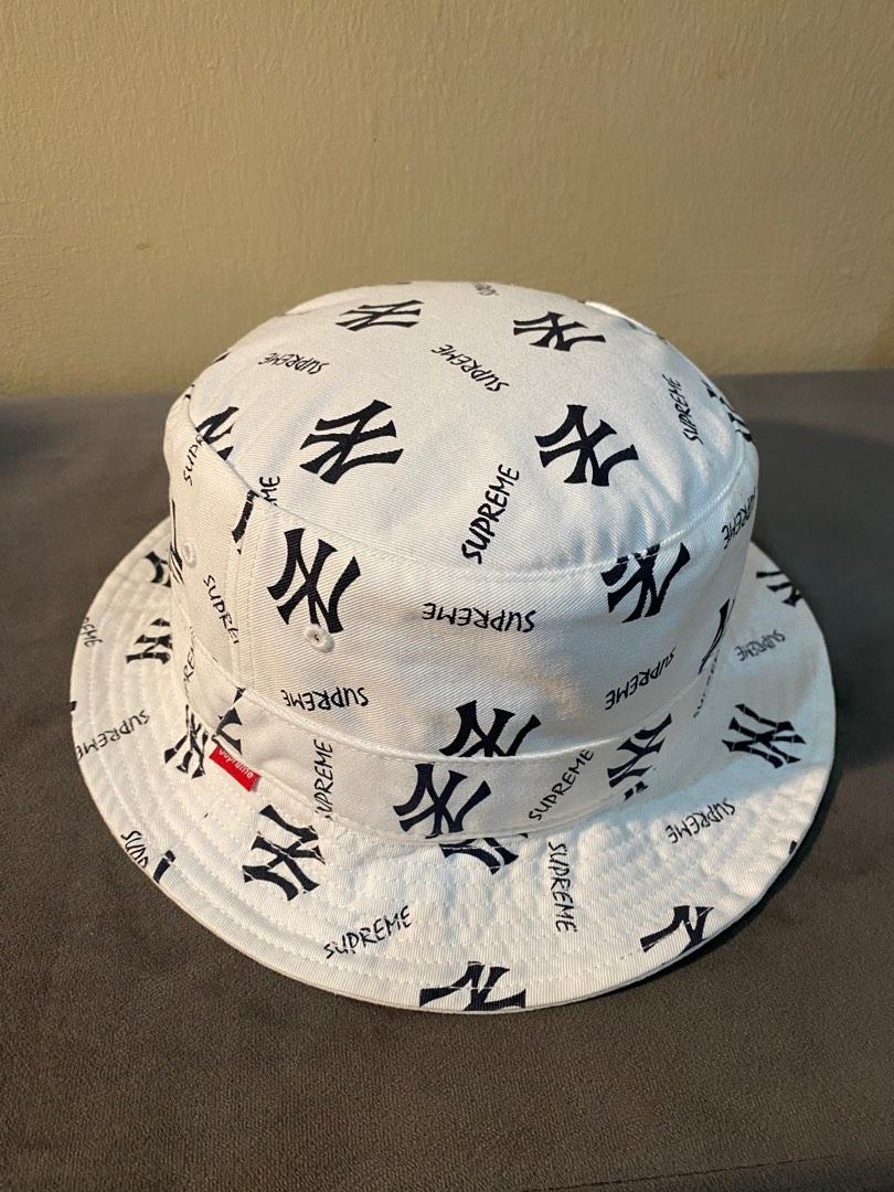 Supreme x New York Yankees bucket hat, Men's Fashion, Watches