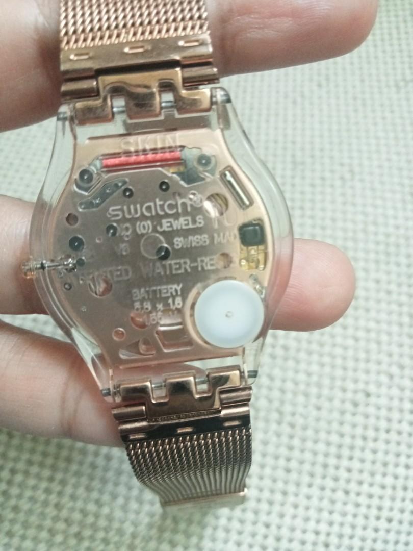 Swatch skin rose gold, Women's Fashion, Watches & Accessories, Watches ...