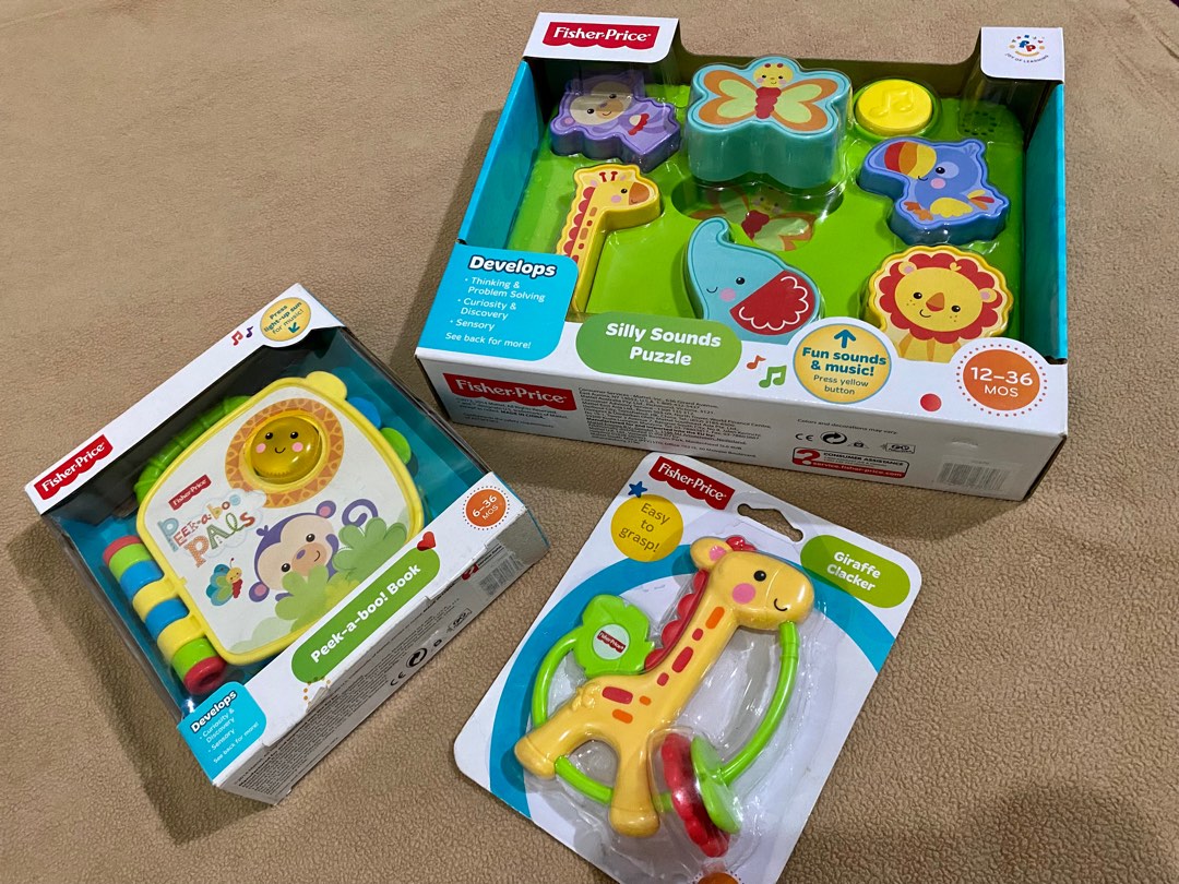 Take ALL 3 FisherPrice Educational Toys, Babies & Kids, Infant