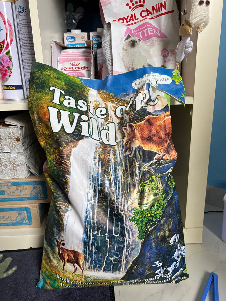 Taste of the wild cat food 7kg, Pet Supplies, Pet Food on Carousell