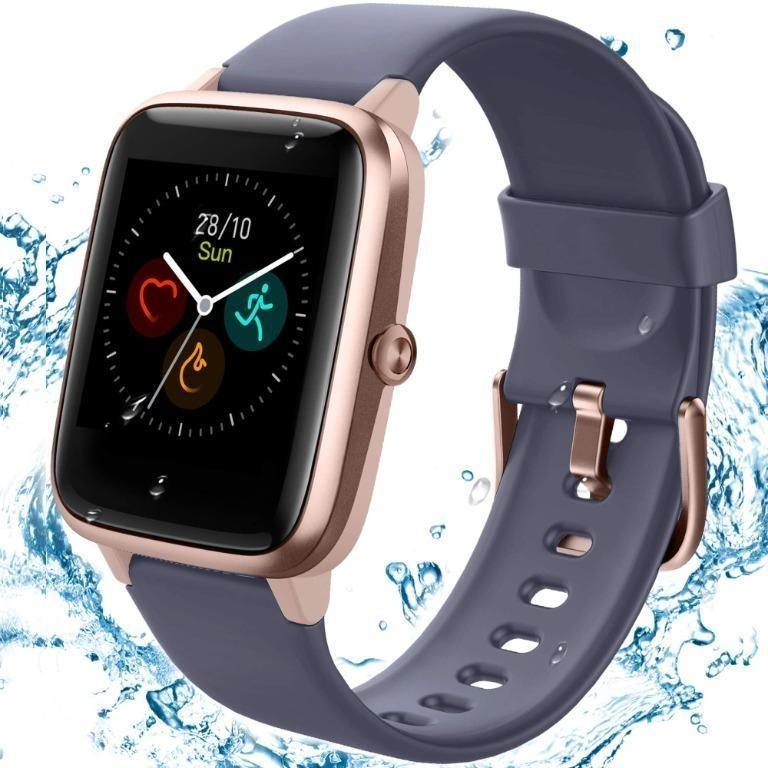 TEMINICE High End Fitness Trackers Health Sports Smart Watch with Heart Rate Sleep Monitor Calorie Step Counter 1.3 Touch Screen IP68 Waterproof