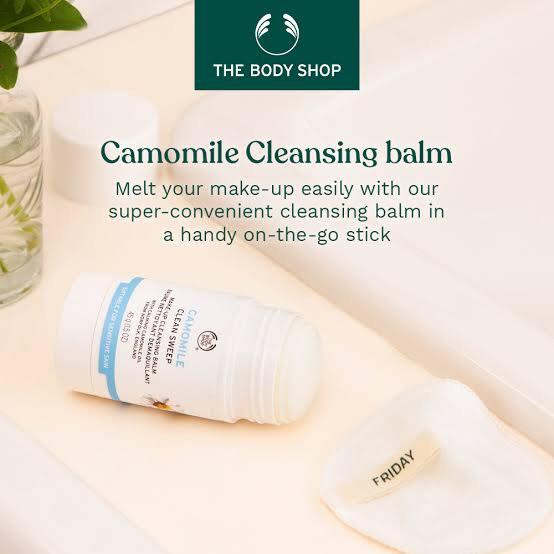 The Body Shop Camomile Cleansing Balm Stick, Kesehatan & Kecantikan