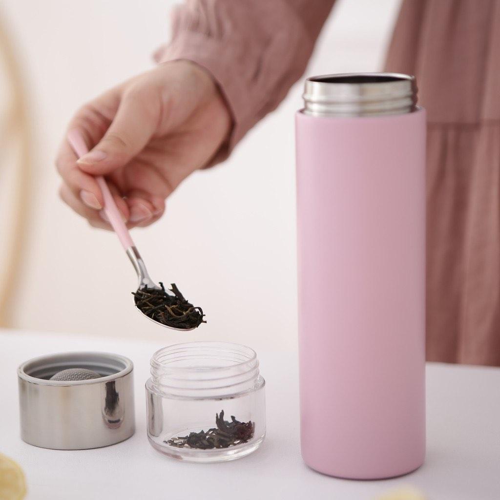 Thermos with Tea Filter, Furniture & Home Living, Kitchenware