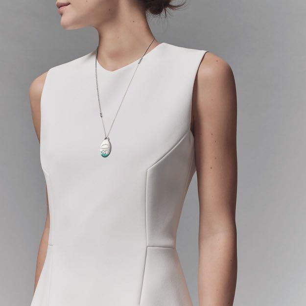 Tiffany Co. Return to Tiffany Splash Blue Enamel Pendant Charm