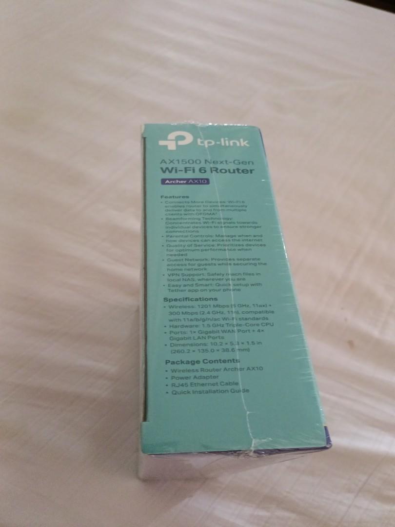 TP-Link AX1500 Next -Gen Wi-Fi 6 Router, Computers & Tech, Parts ...