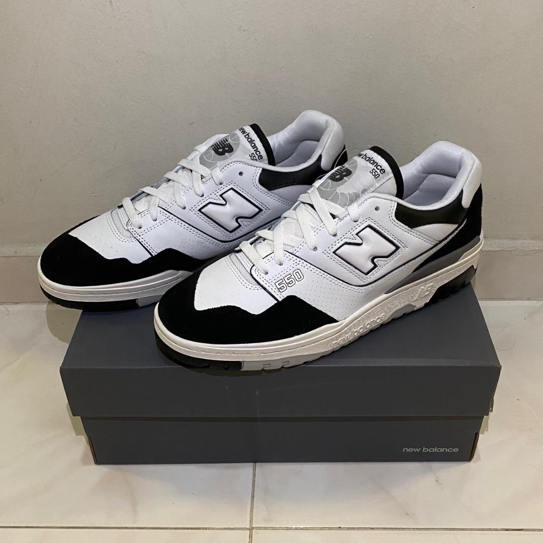 US10.5/UK10] New Balance 550 White Black Rain Cloud, Men's Fashion,  Footwear, Sneakers on Carousell