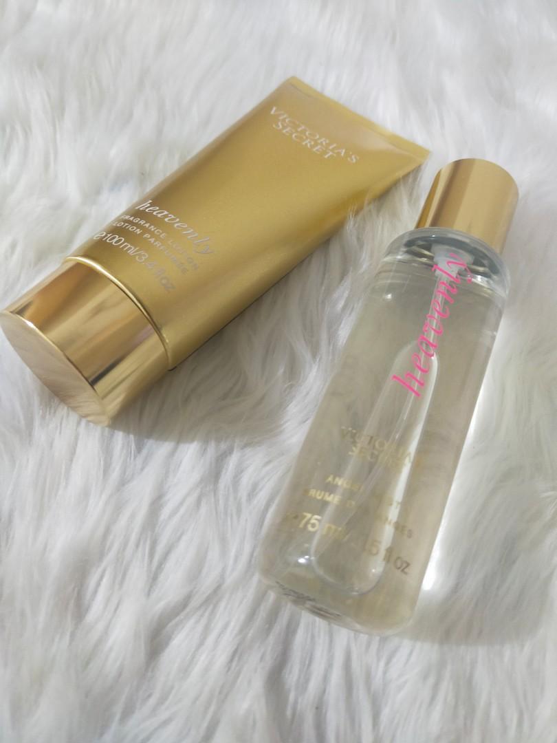 Authentic Victoria's Secret Heavenly Mist & Lotion Gift Set, Beauty