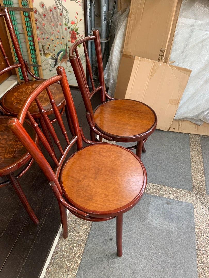 Vintage Bentwood Kopitiam Chairs, Furniture & Home Living, Furniture