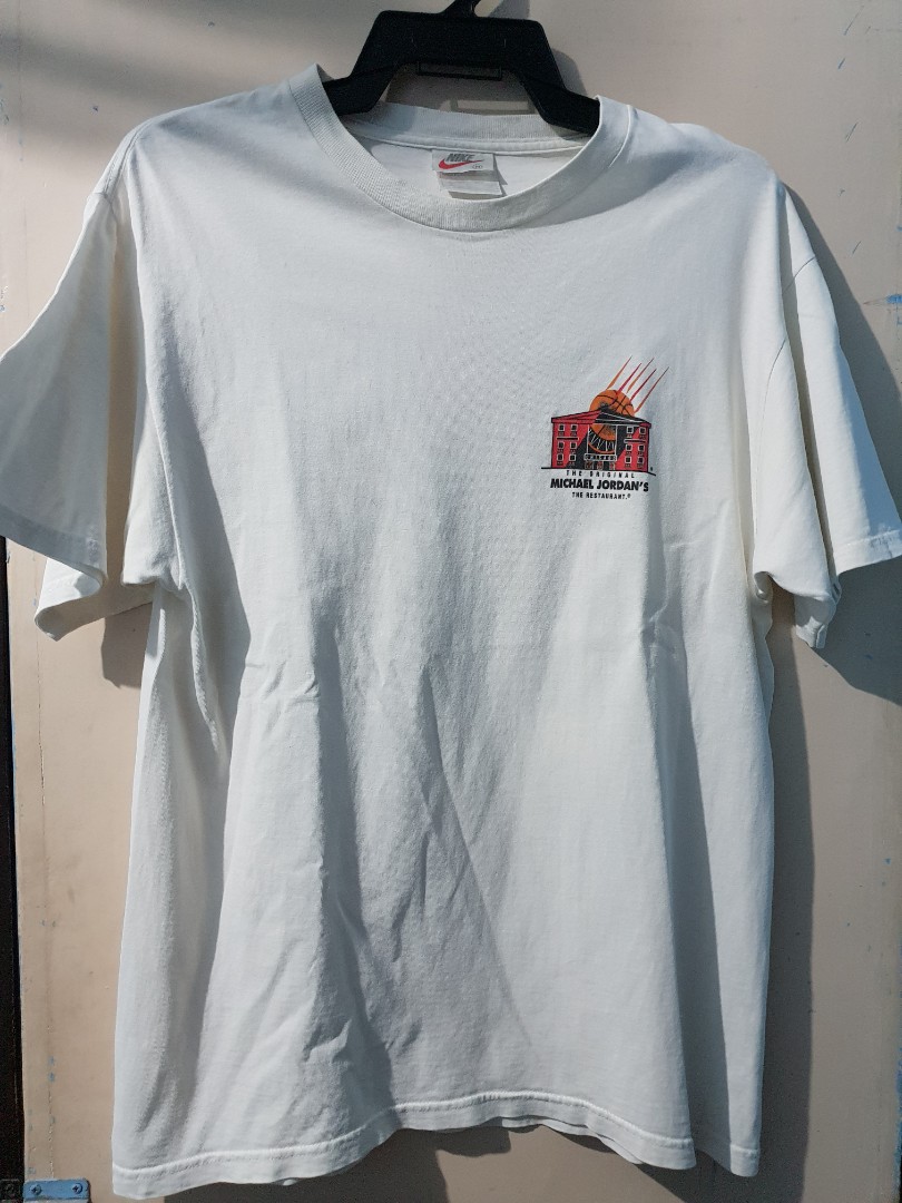 Vintage Nike Michael Jordan Restaurant Chicago Tee Shirt 1994 Medium Made in USA