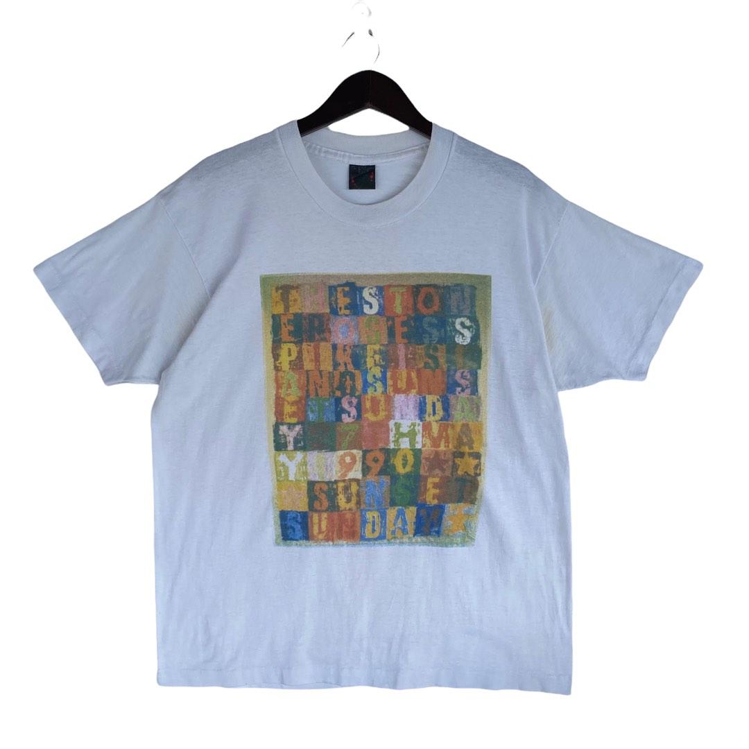 VTG THE STONE ROSES spike island Men s Fashion Tops Sets Tshirts Polo Shirts on Carousell