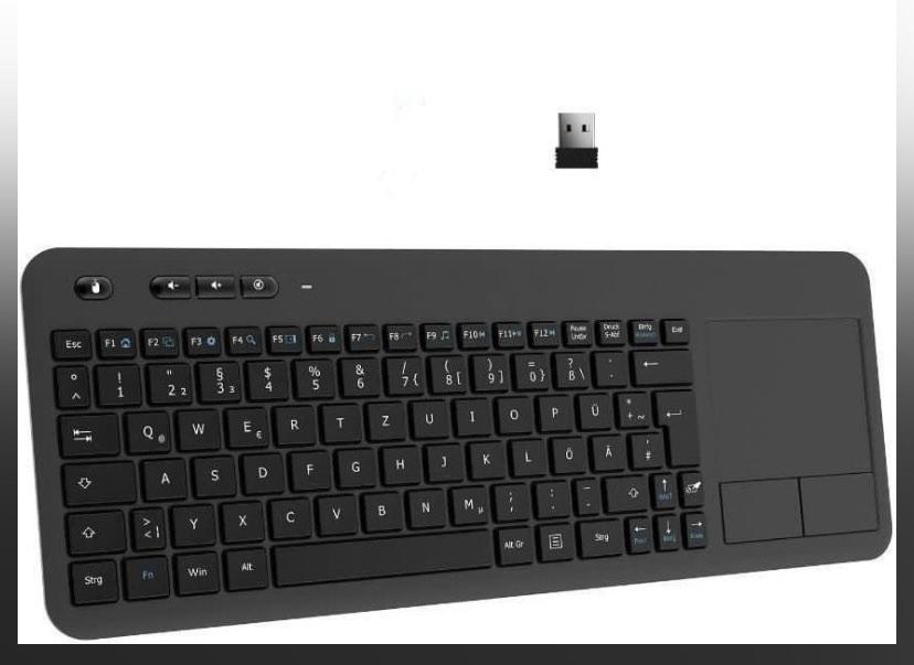 Wireless Touchpad Keyboard with USB Receiver, Computers & Tech, Parts