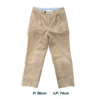 Y2k beige brown corduroy pants
