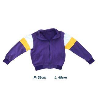 Y2k vintage jacket purple stripe