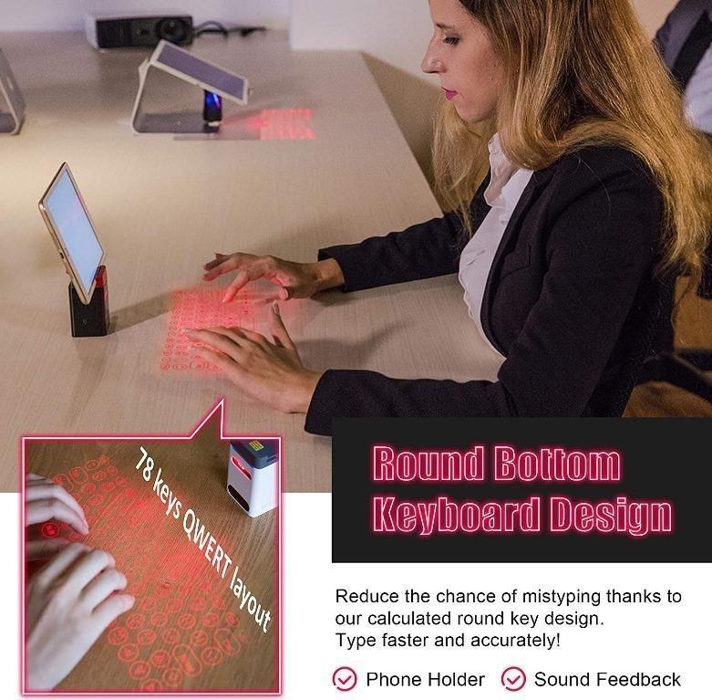 10.M Serafim Keybo Laser Keyboard Projector, Bluetooth Virtual