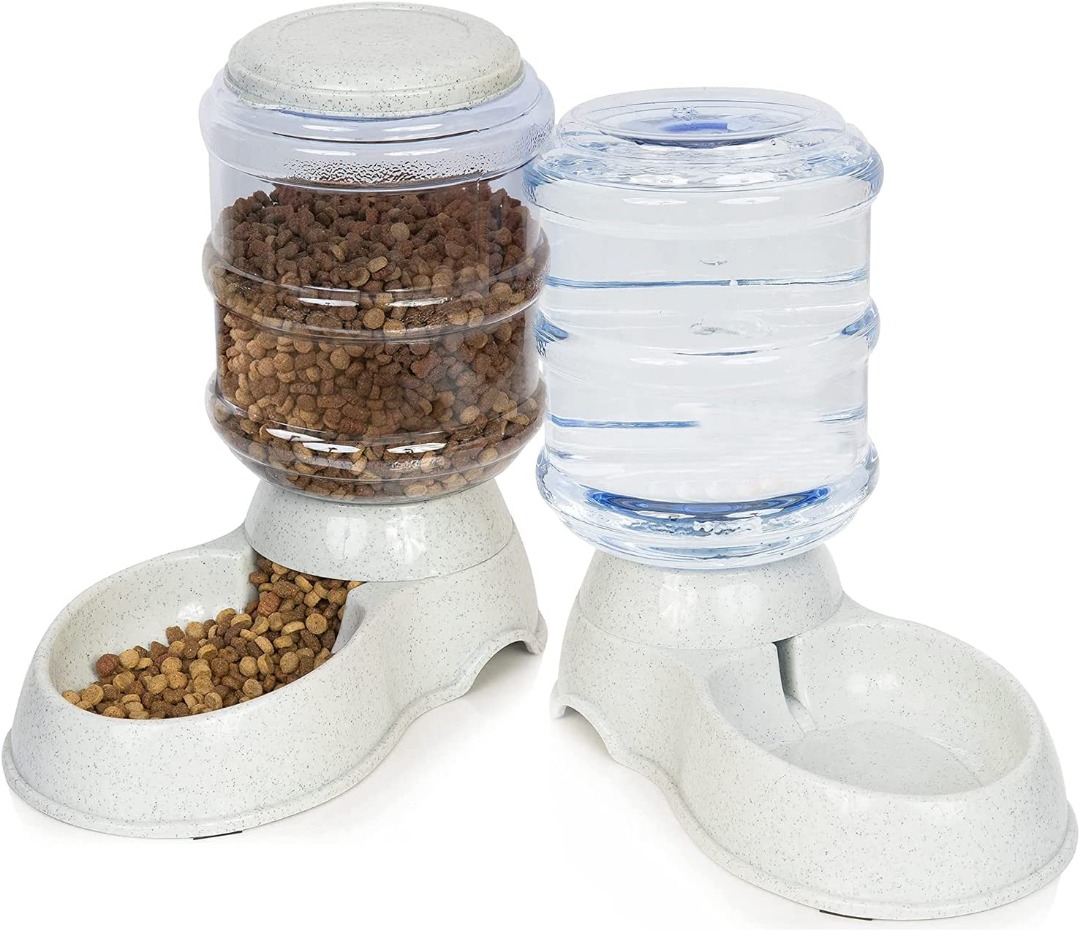 [1821] VaygWay Pet Feeder and Waterer Self Dispensing Gravity