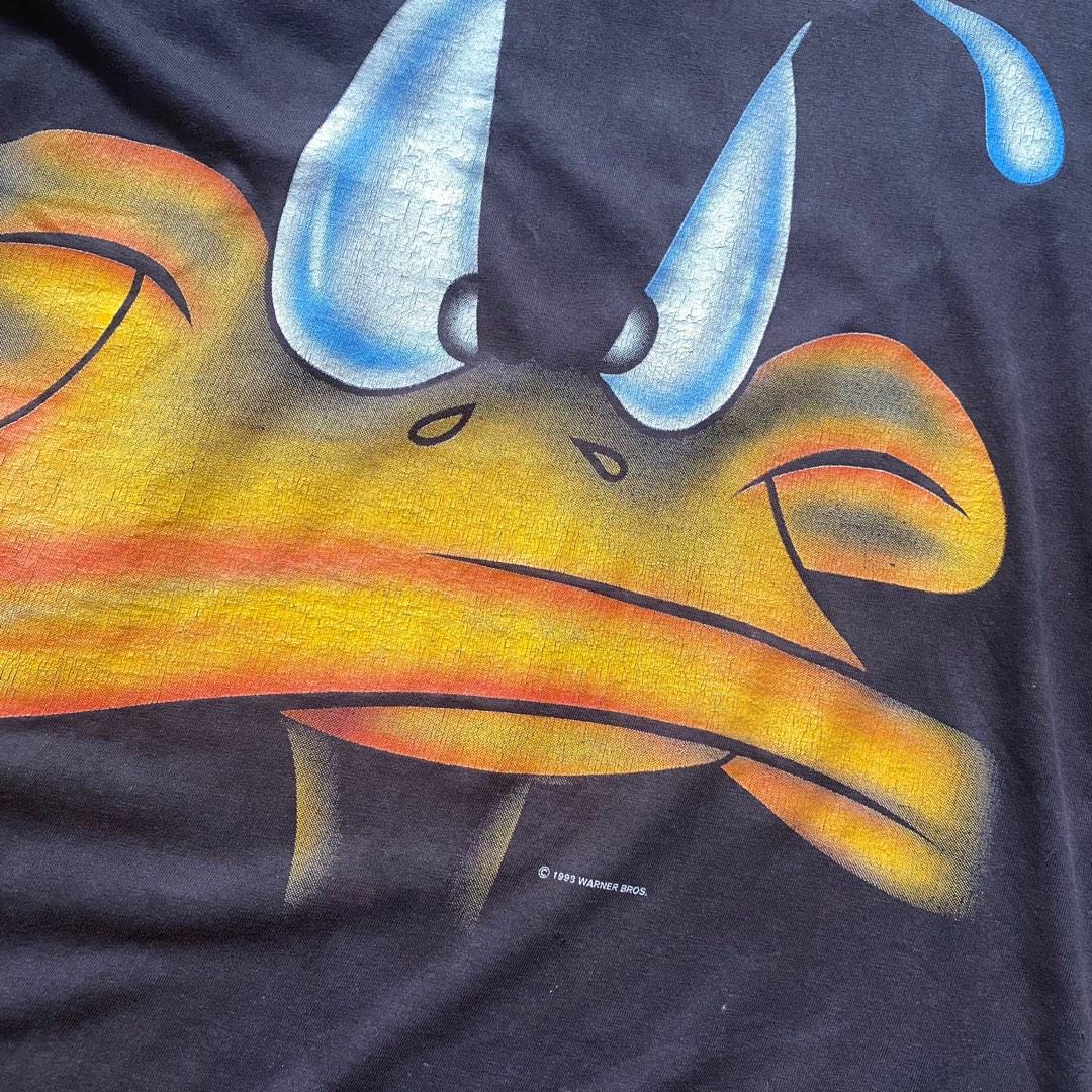 1993 Daffy Duck Big Face Vintage Looney Tunes Cartoon shirt tee