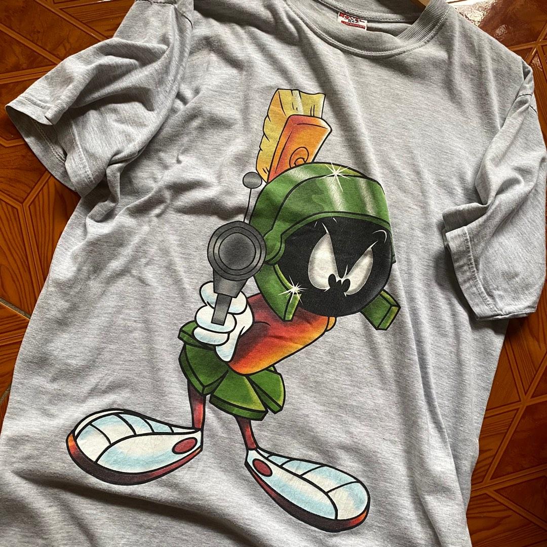 1995 Marvin the Martian and Daffy Duck Vintage Looney Tunes Shirt Tee ...