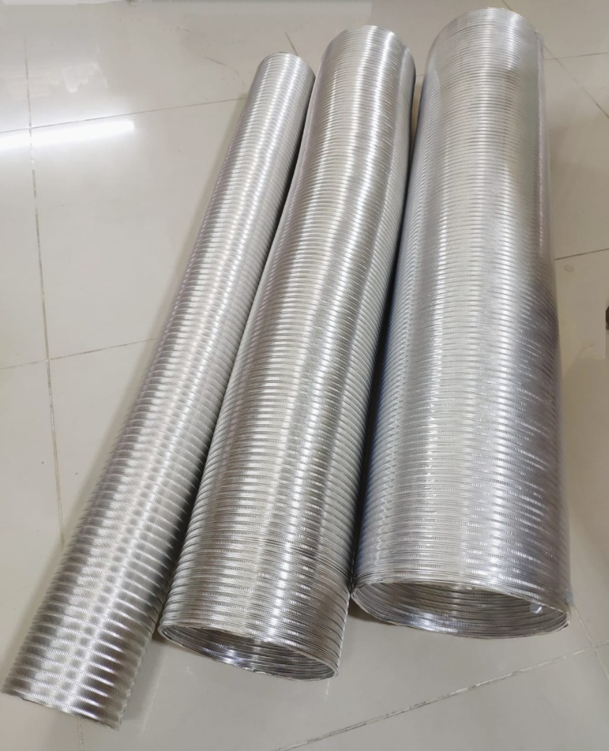 4" Stainless Steel Ducting Cap and Aluminium Ducting Hose Hood Air
