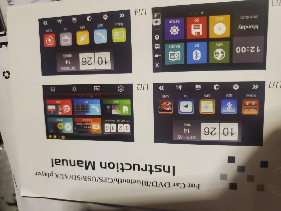 全新7寸篮牙dvd車機連安装 汽車配件 電子配件 Carousell