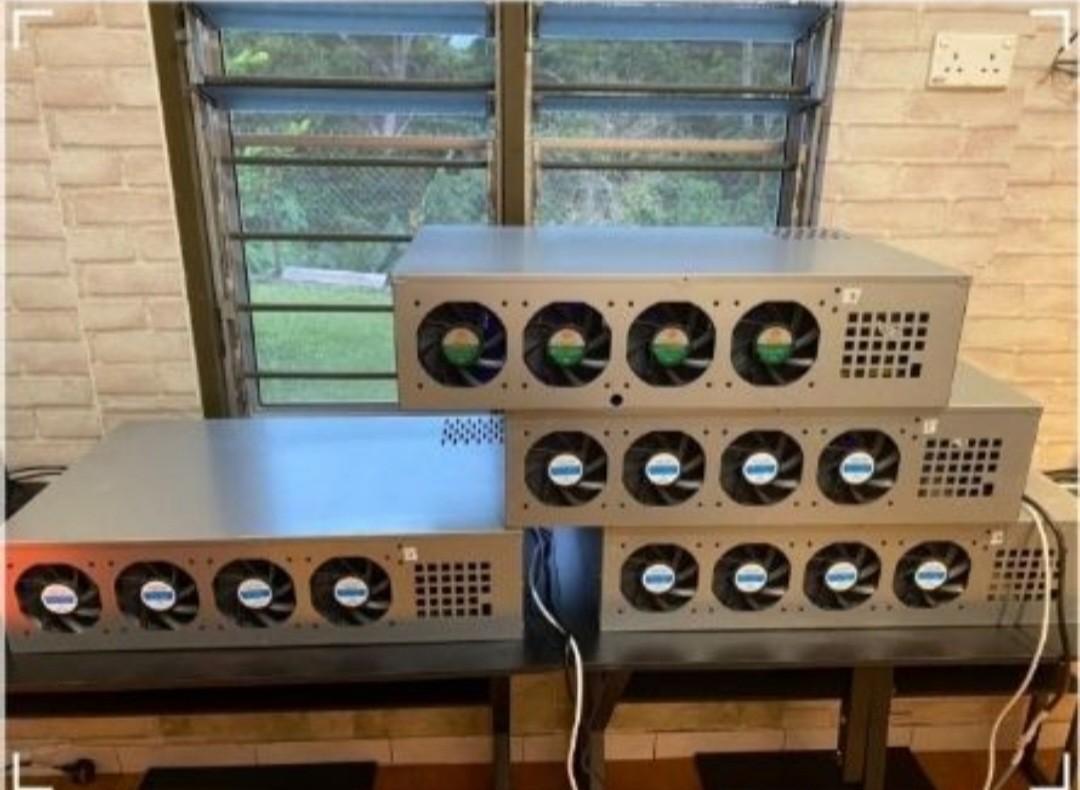 8 Silent Fans MINING RIG, Computers & Tech, Parts & Accessories ...