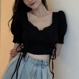 韓版黑色上衣64214531965698110