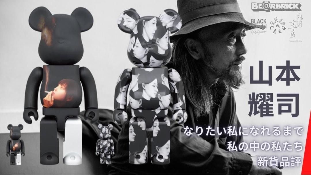 MEDICOM - Buy BE@RBRICK BLACK Scandal Yohji Yamamoto × Suzume Uchida × SHIP  & crew 100% & 400% - VegNonVeg