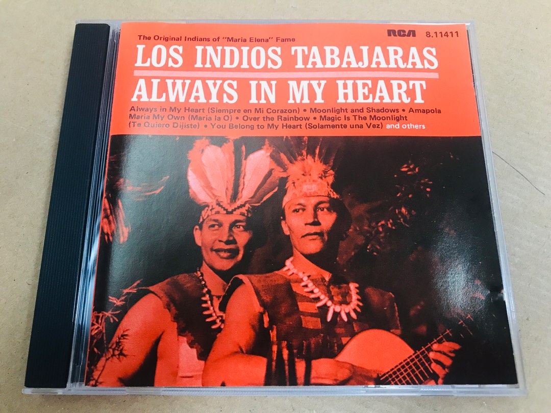 紅蕃天碟Los Indios Tabajaras / Always In My Heart. ( 稀有靚聲刻字