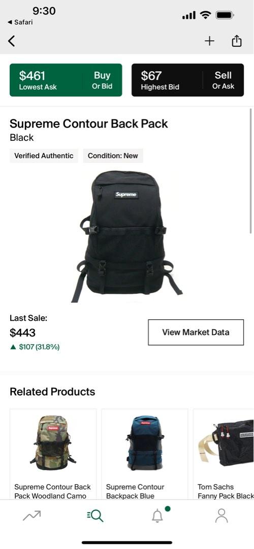 Supreme Contour Backpack 2015fw