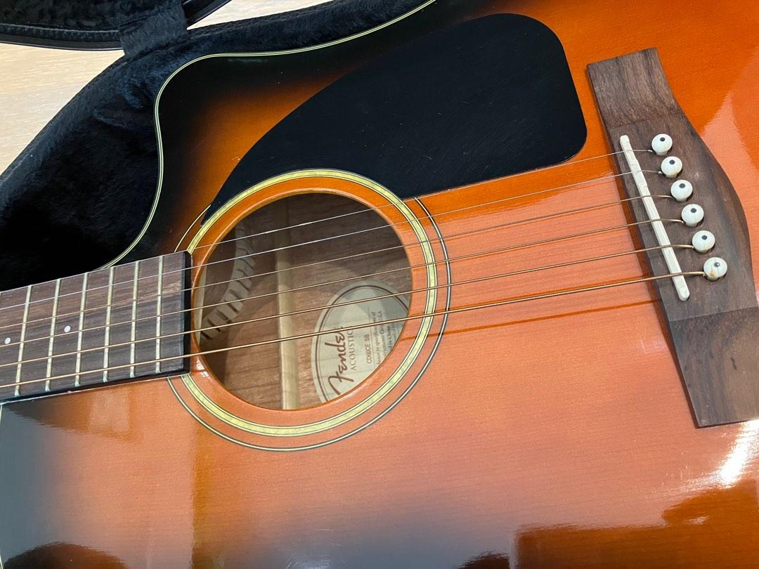 Fender Acoustic Electric Guitar Fender CD60CE SB, Hobbies & Toys, Music