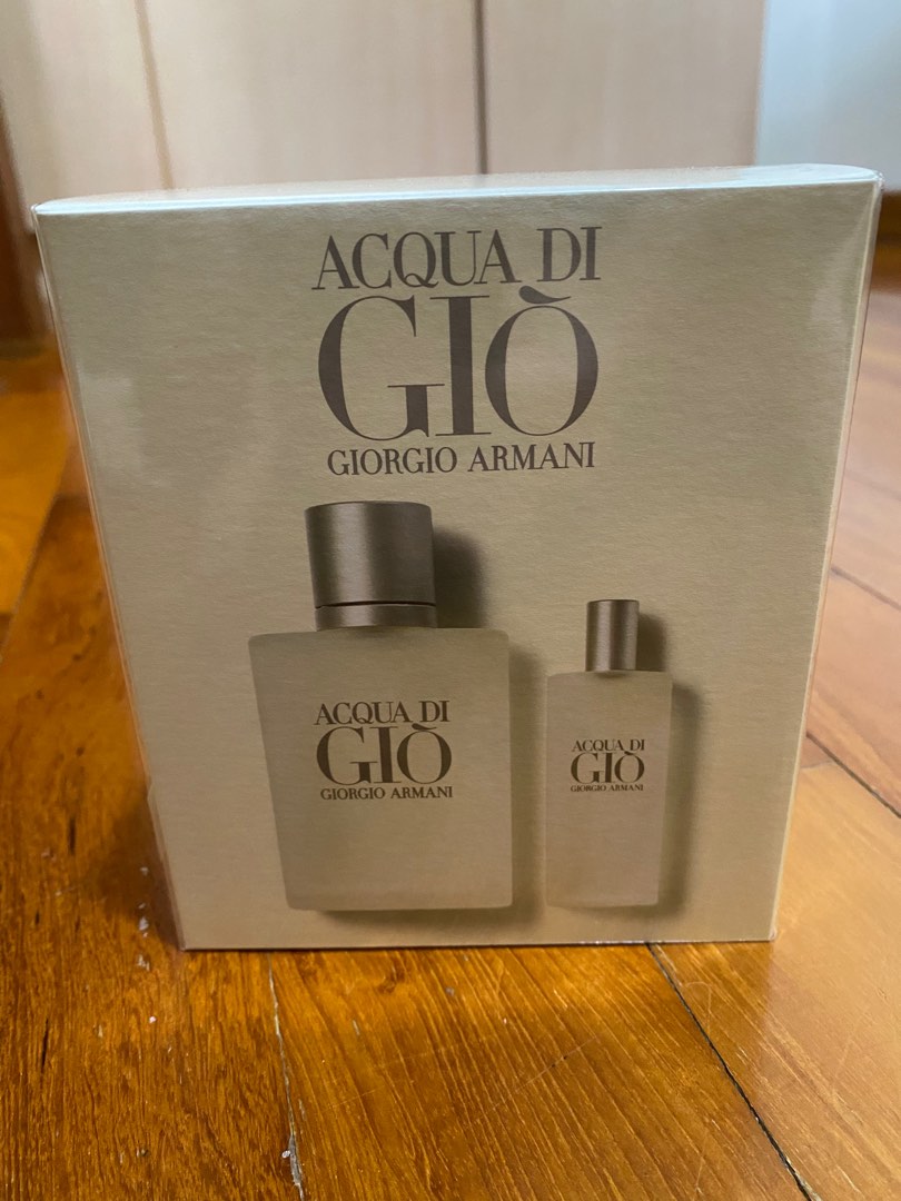 Acqua Di Gio 100ml + 15ml, Beauty & Personal Care, Fragrance ...