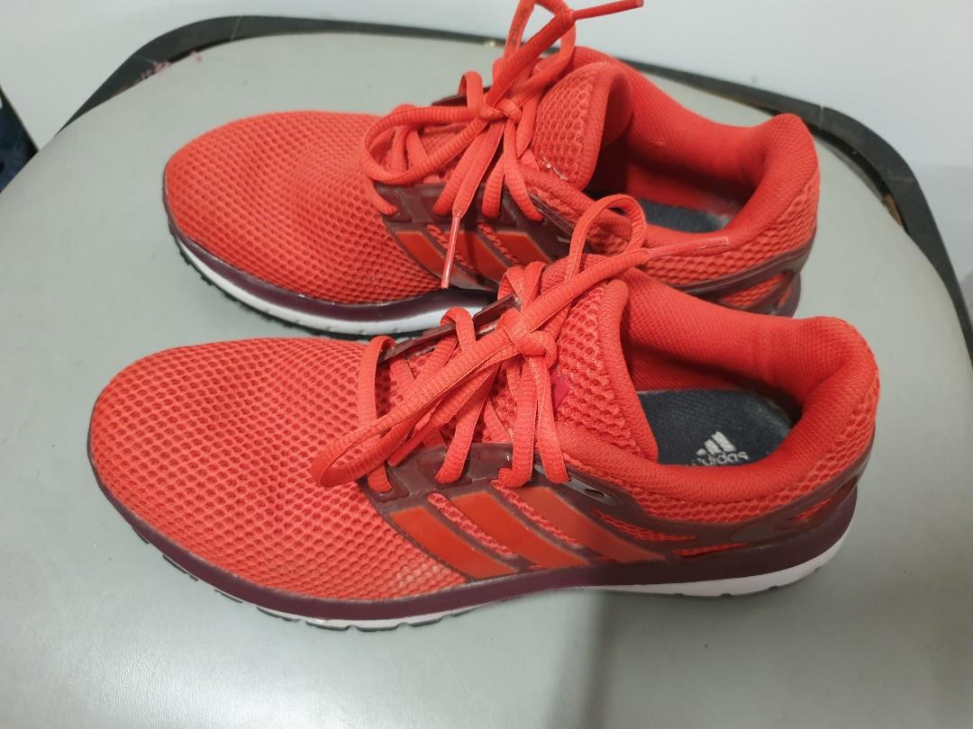 Red adidas cloudfoam shoes outlet