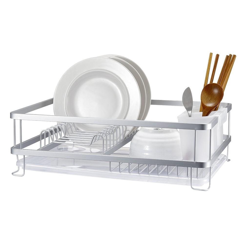 Aluminium Dish Rack with Tray / Kitchen Drying Rack, Furniture & Home ...