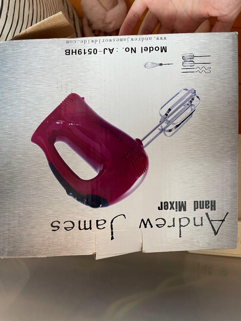 Andrew James hand mixer 攪拌器, 家庭電器, 廚房電器, 打蛋器及廚師機 Carousell