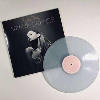 Ariana Grande - Yours Truly Clear with White splatter marble swirl vinyl