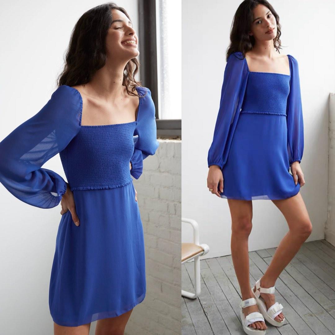 wilfred blue dress