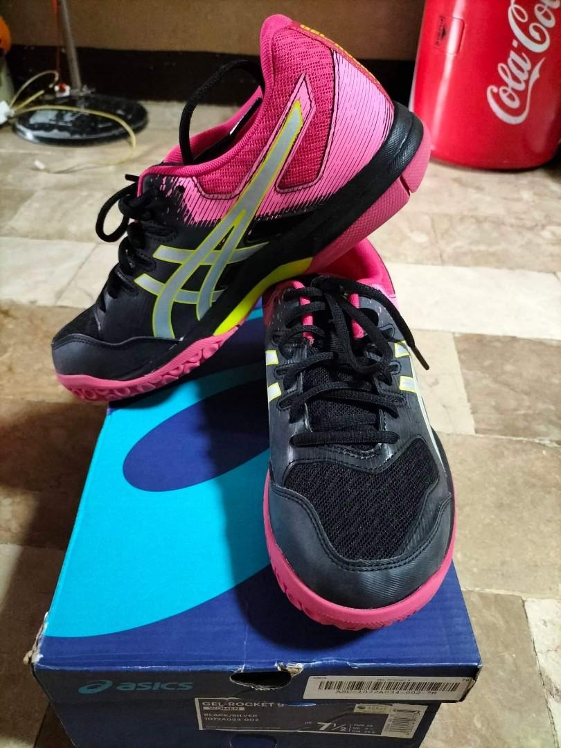 Asics Gel Rocket 9, Women's Fashion, Activewear on Carousell