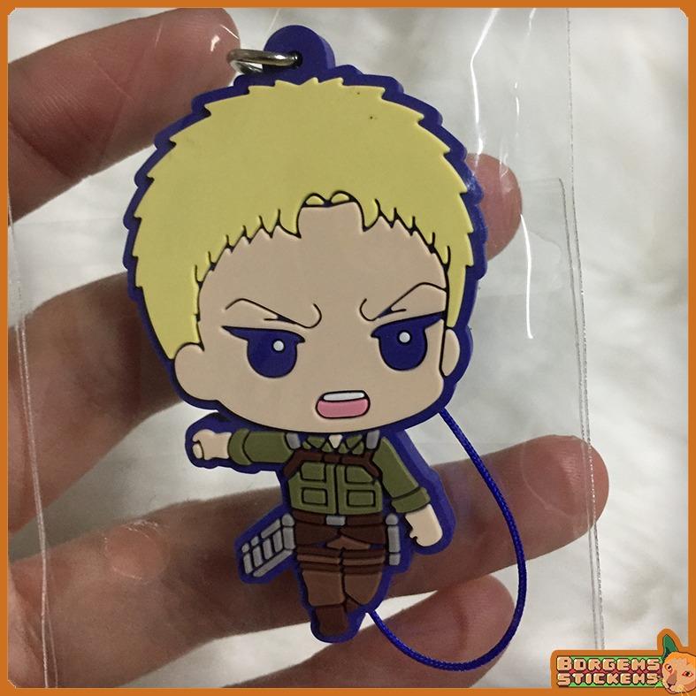 Attack on Titan / Shingeki no Kyojin Rubber Strap Keychain Reine Erwin ...