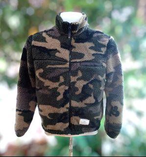 Authentic Alpha Industries Camouflage Fleece Fullzip Jacket