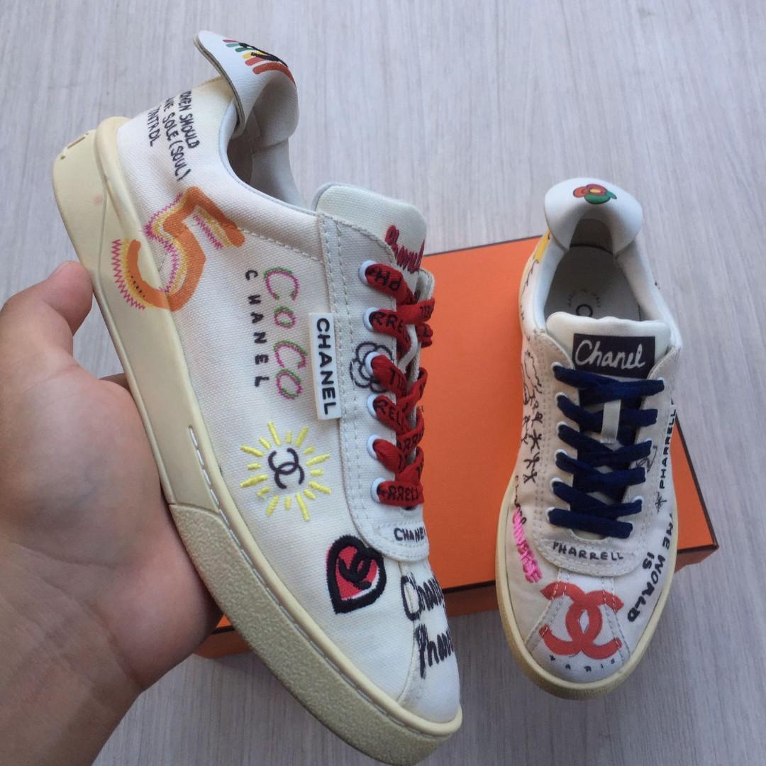 CHANEL, Shoes, Chanel Pharrell Capsule Collection Sneakers