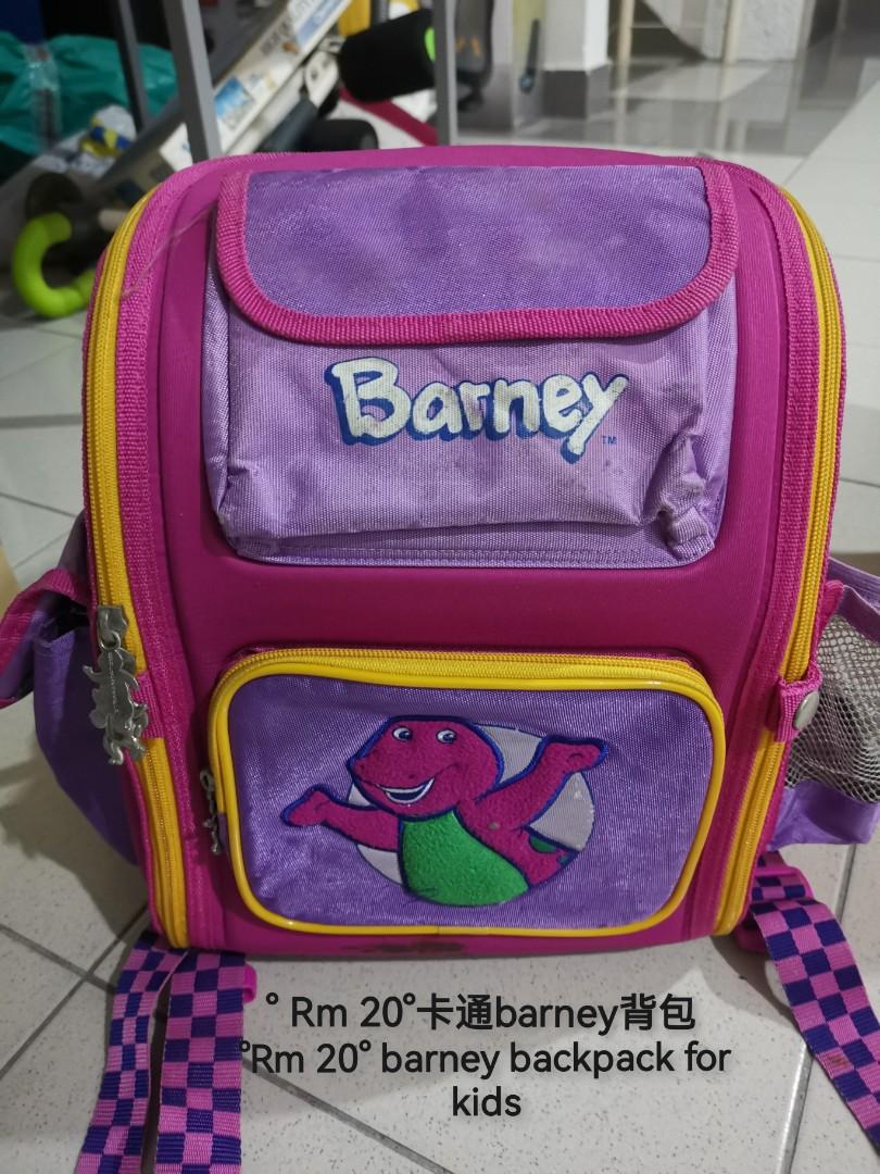 Barney school bag, Babies & Kids, Babies & Kids Fashion on Carousell